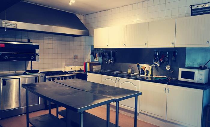 Fully equipped, caterers love our spacious kitchen and we think you will too. It has everything you need, from pots and pans to spoons and spatulas, a